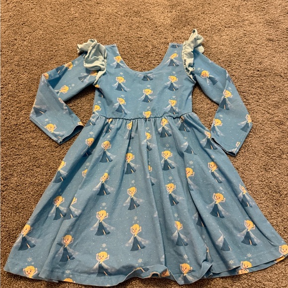 Monica + Andy Disneys Frozen Elsa Dress Sz 6-7 - Picture 2 of 5